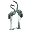 Bronze Crane Statues, Large