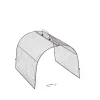 Chicken Wire Row Cloche Mid-Section, Extra Large