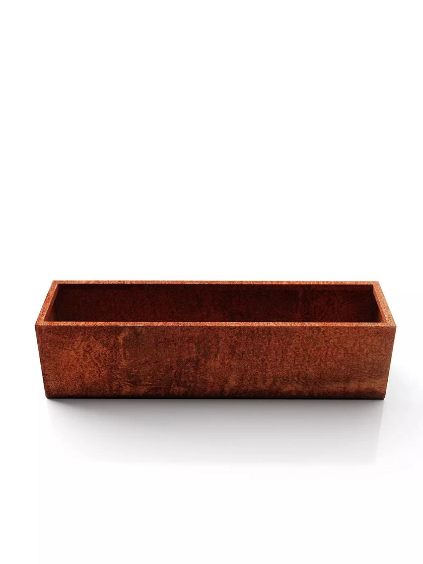 Veradek Metallic Series Corten Steel Window Box Planter, 36" - Image 5