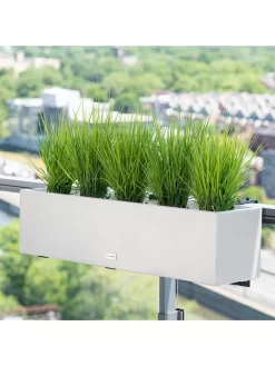 Veradek Metallic Series Railing Planters