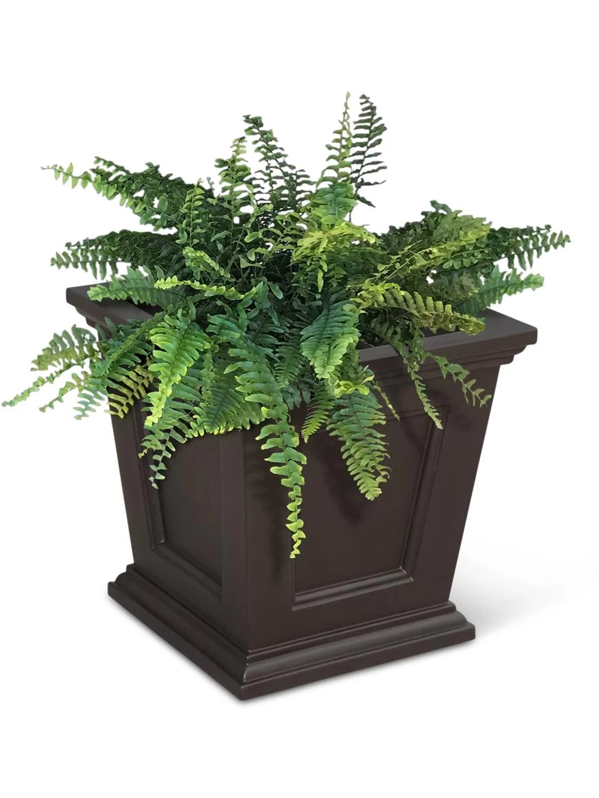 Fairfield Self-Watering Square Planter, 16β X 16β - Image 6